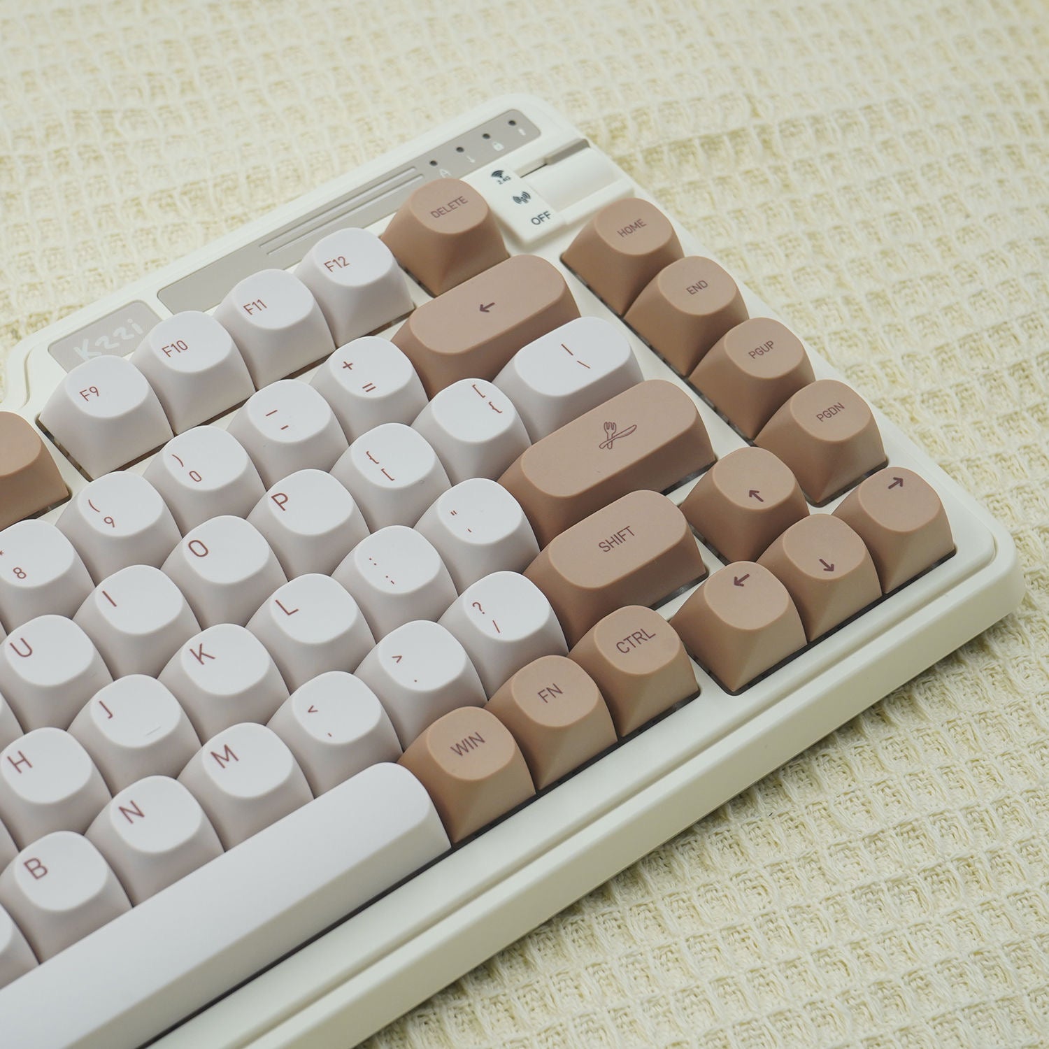 Pusakoa Tiramisu Theme Dye Sub PBT Keycaps