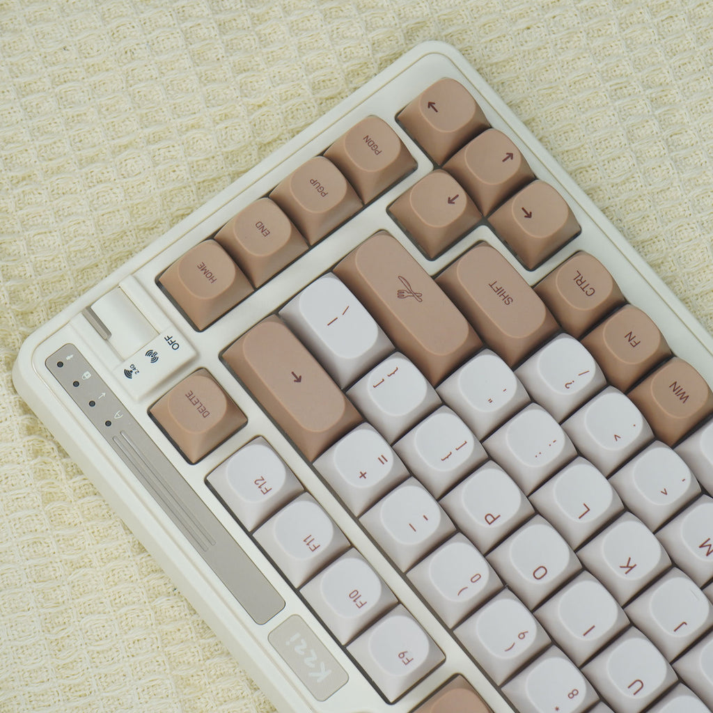 Pusakoa Tiramisu Theme Dye Sub PBT Keycaps