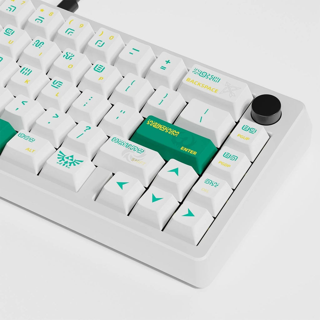 Pusakoa Zelda Themed Kashi Guwen Green Keycaps