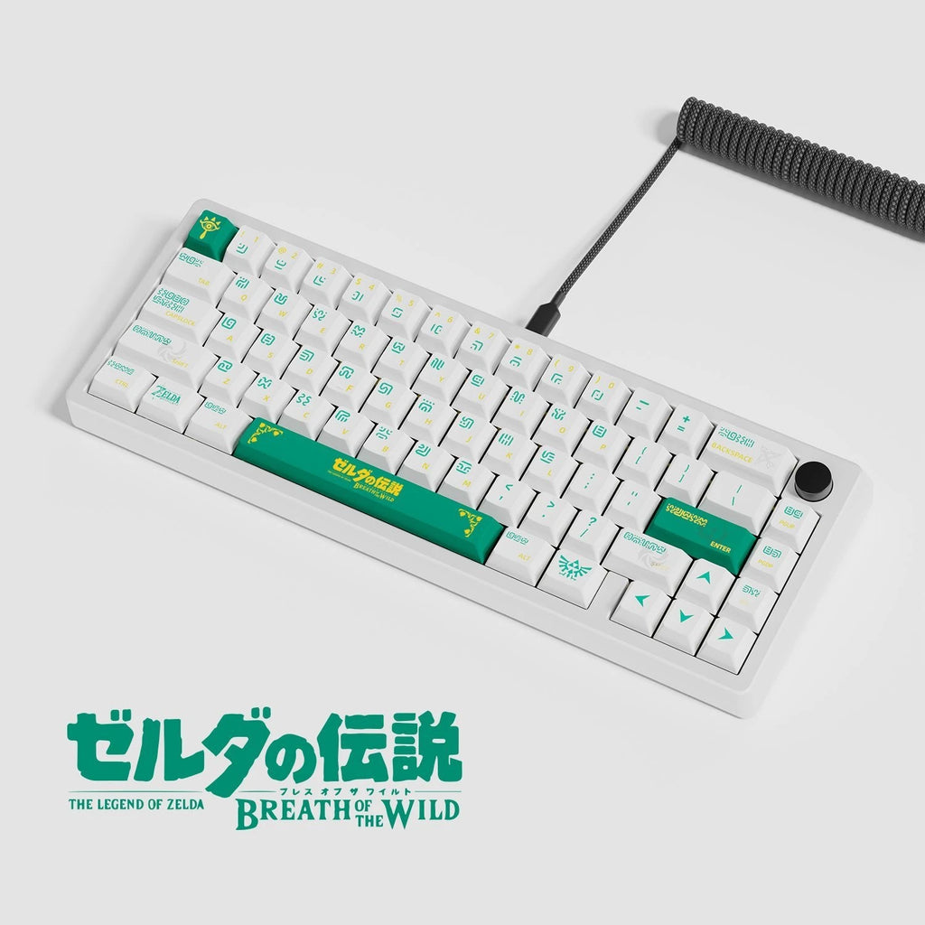 Pusakoa Zelda Themed Kashi Guwen Green Keycaps